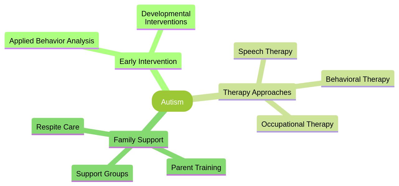 Mind Map of Autism Concepts