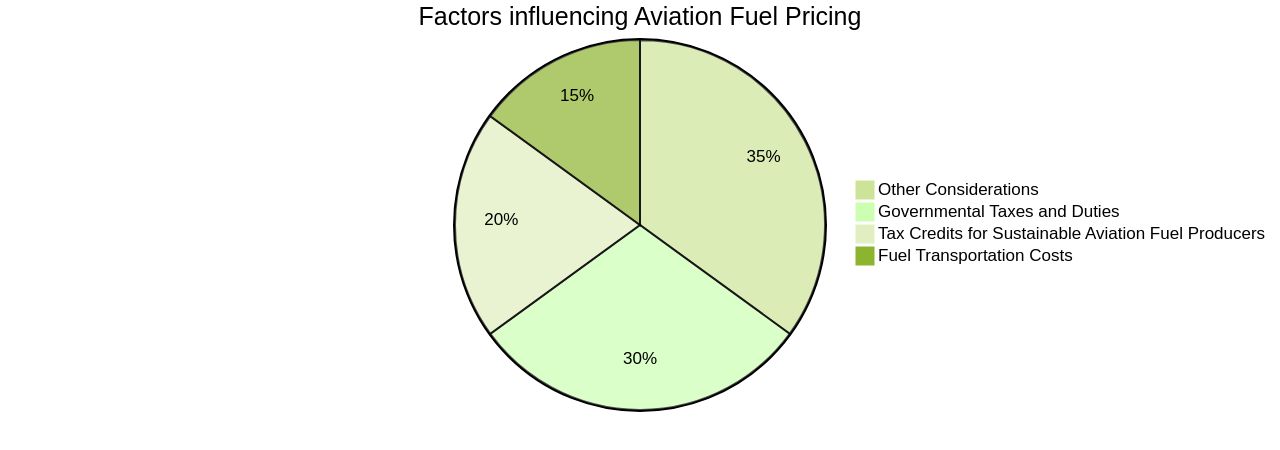 Distribution of Factors Influencing Aviation Fuel Pricing