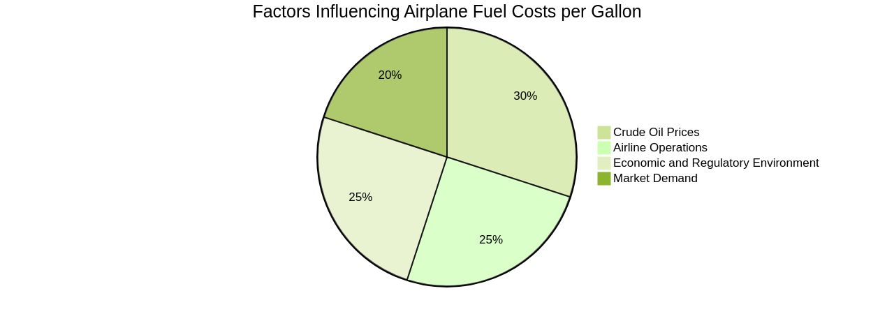 Proportional Distribution of Factors Influencing Airplane Fuel Costs