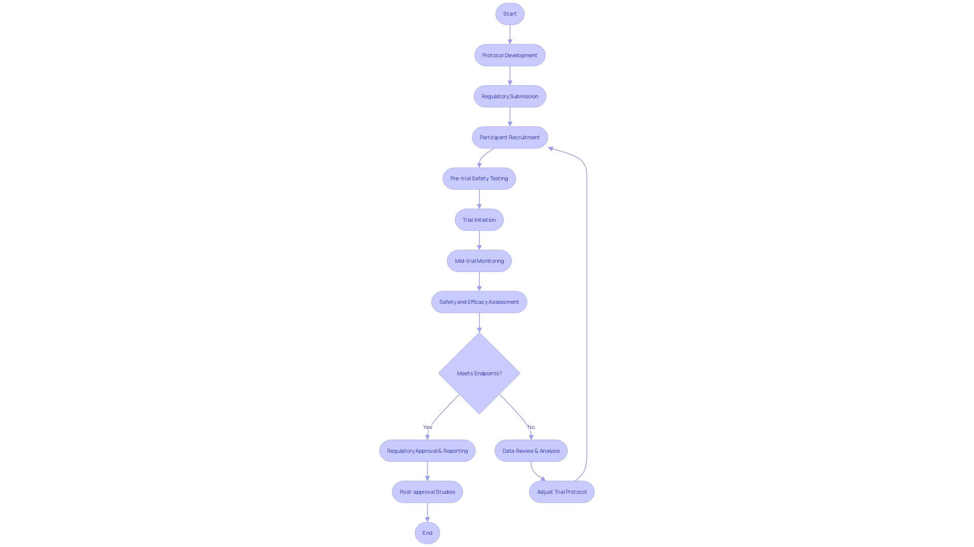 Flowchart: Clinical Trial Process