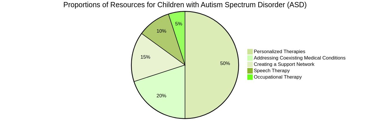 Proportions of Resources for Addressing the Complex Needs of a Child with Autism Spectrum Disorder (ASD)