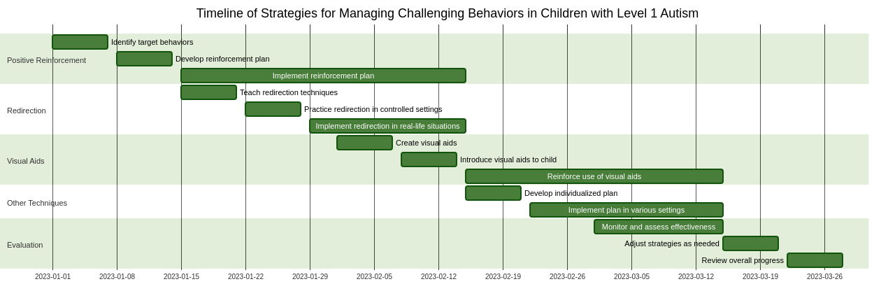 Strategies for Managing Challenging Behaviors in Children with Level 1 Autism