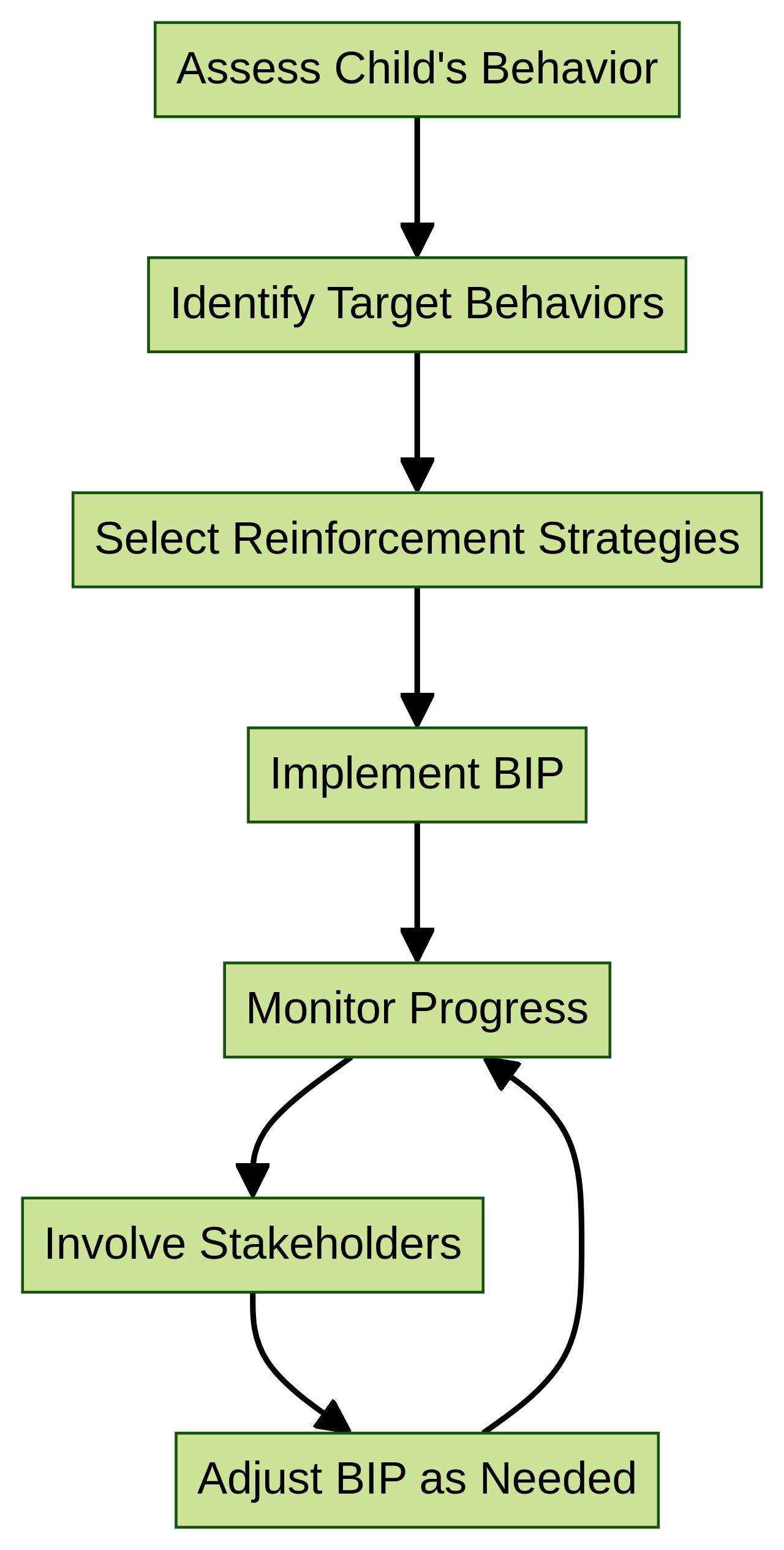 Flowchart: Behavior Intervention Plan (BIP) Process