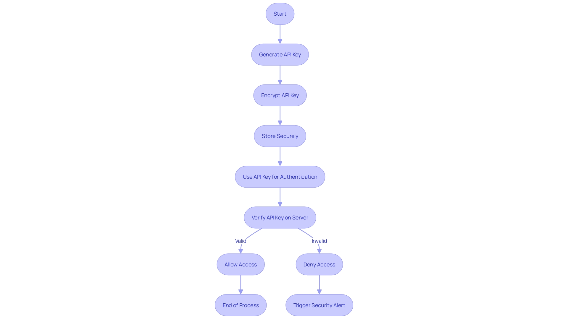 Flowchart: API Key Management Process