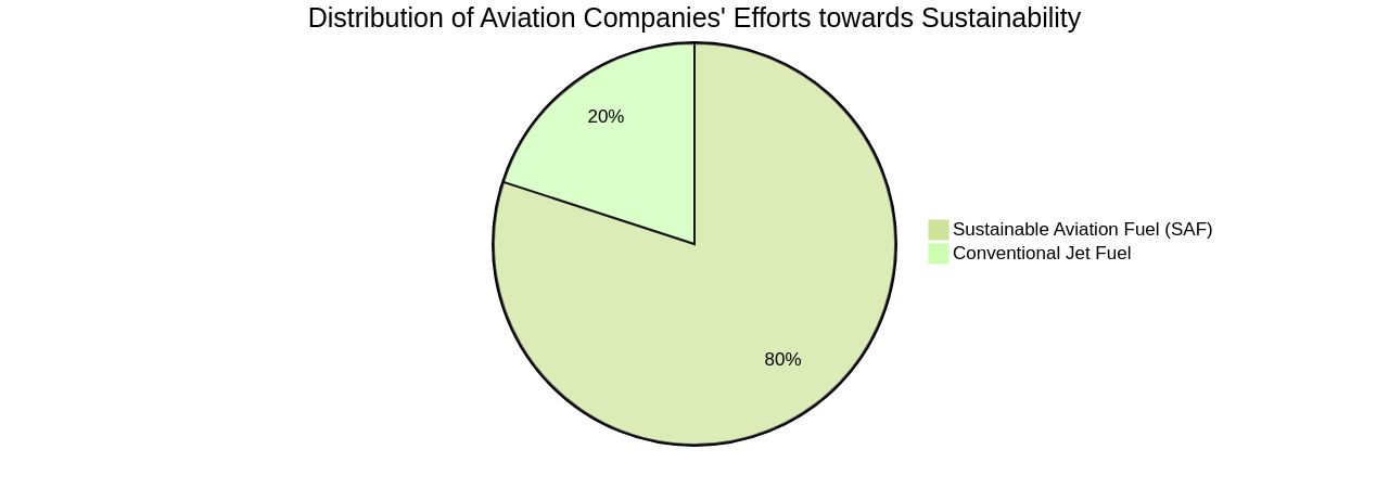 Distribution of Aviation Companies' Efforts Towards Sustainability