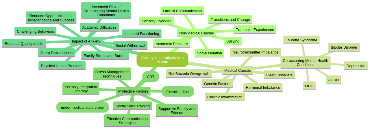 Factors Contributing to Anxiety in Autism