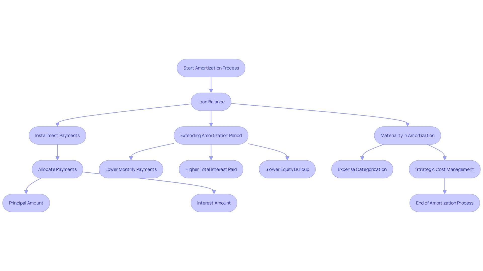 Amortization Process Flowchart