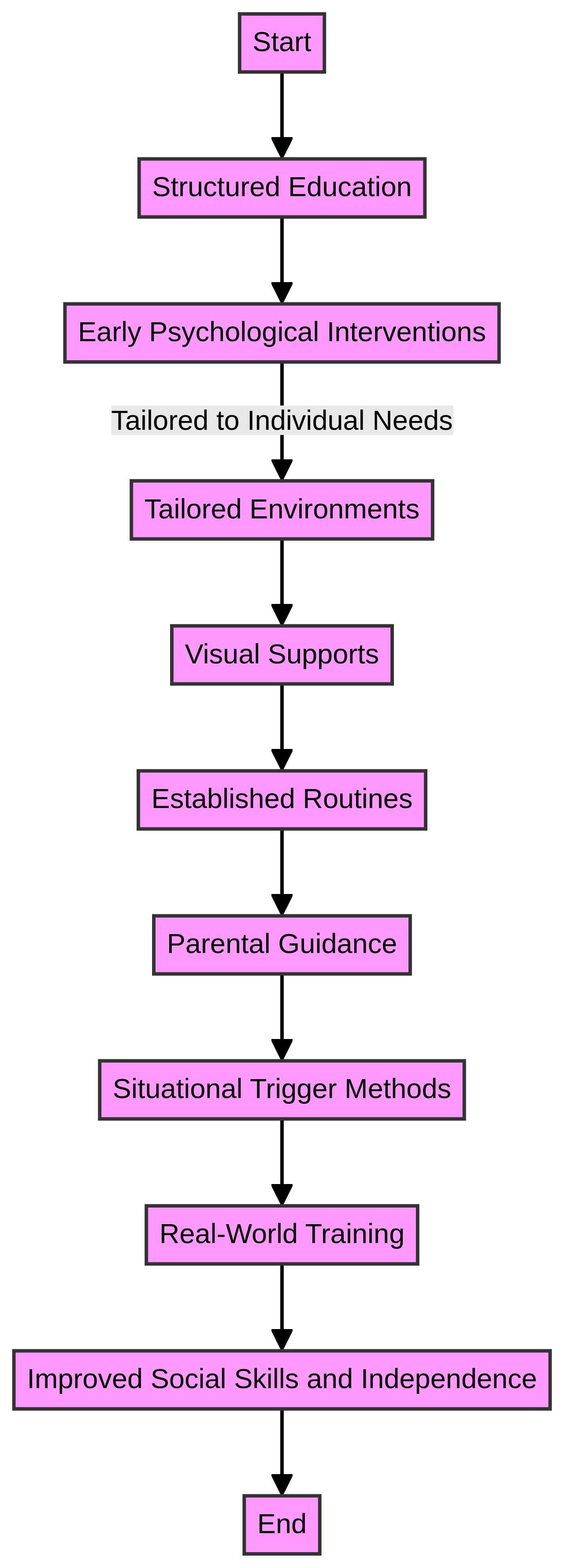 Flowchart: The Journey towards Improving Communication and Social Interaction for Individuals with Autism