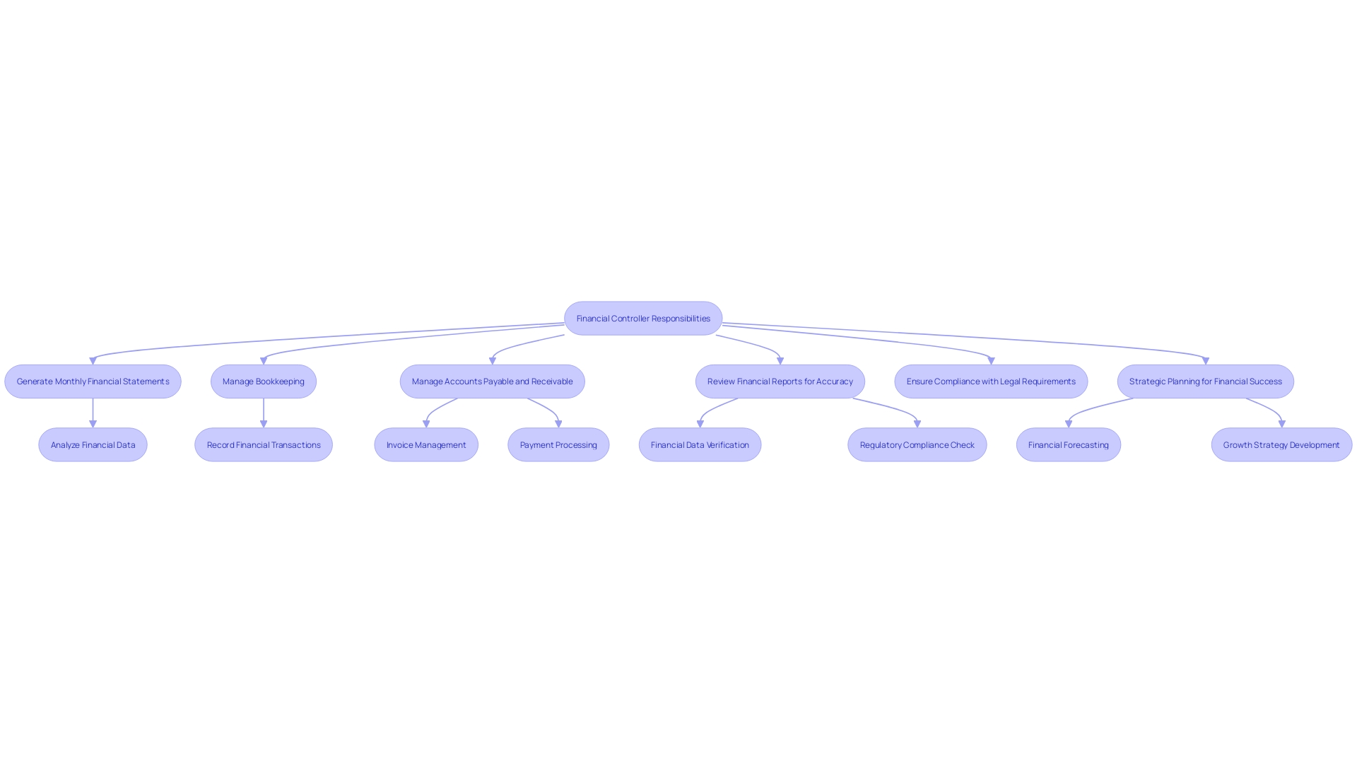 Flowchart of Financial Controller Responsibilities