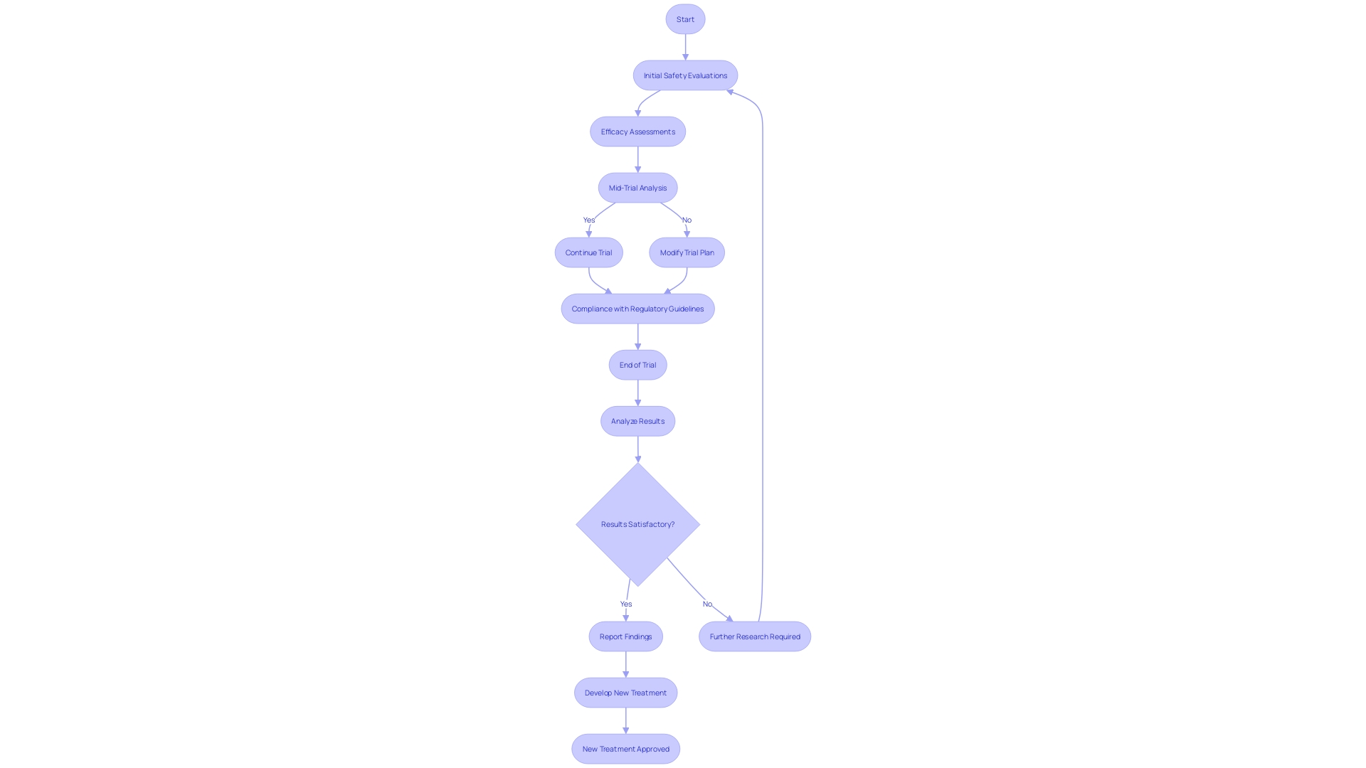 Flowchart of Clinical Trial Process