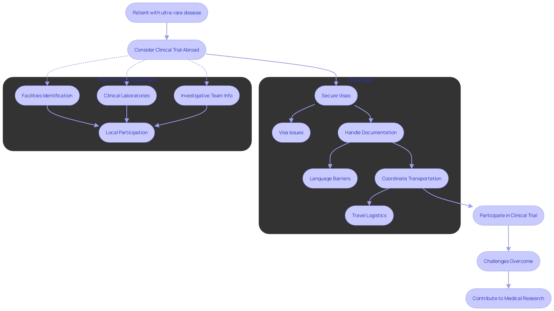 Flowchart: Patient Journey in a Clinical Trial