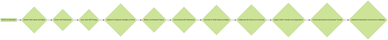 Flowchart: Parental Advocacy in ABA Therapy