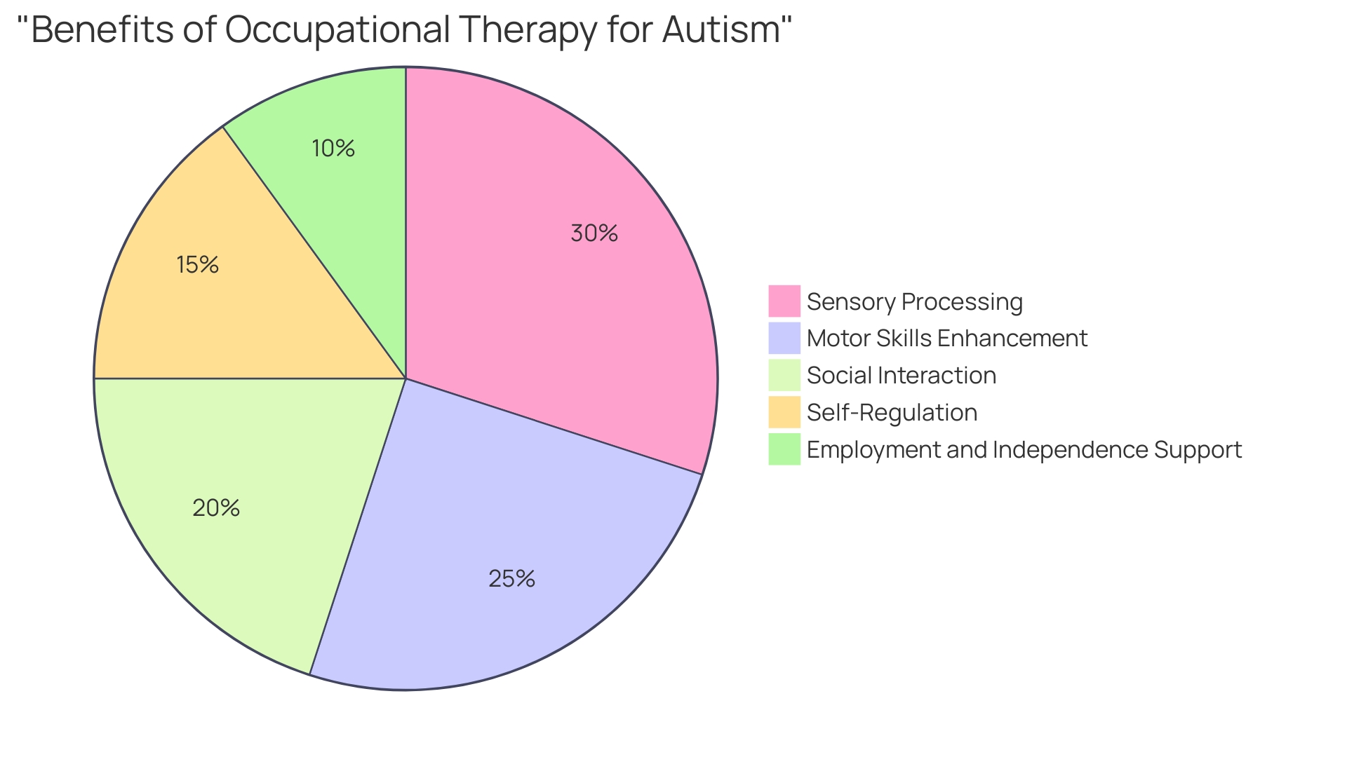 Distribution of Occupational Therapy Benefits for Individuals with Autism