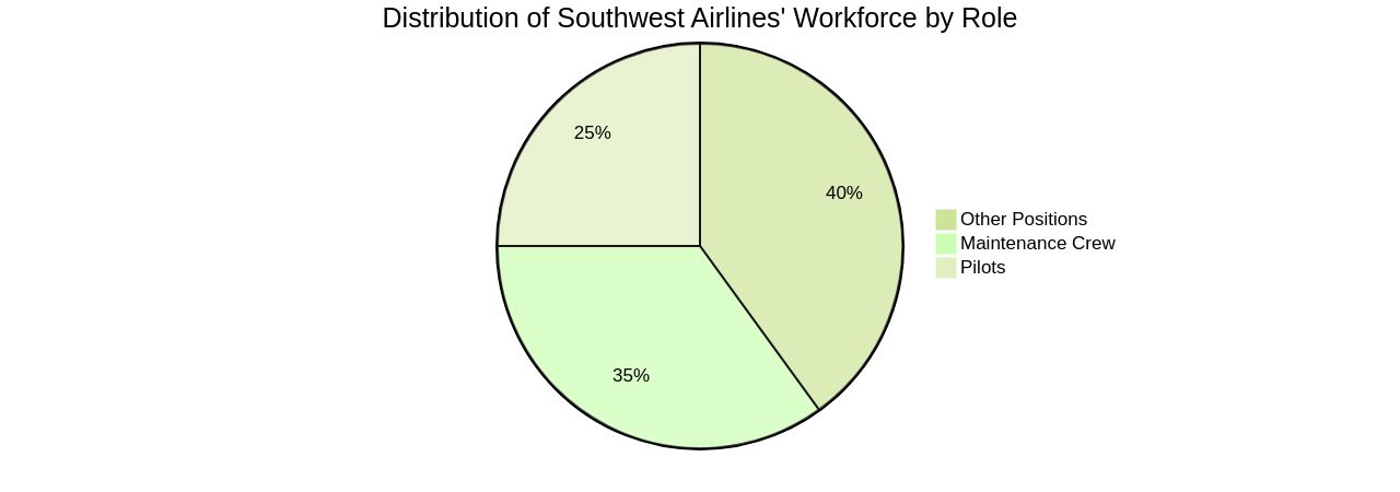 Distribution of Southwest Airlines' Workforce by Role