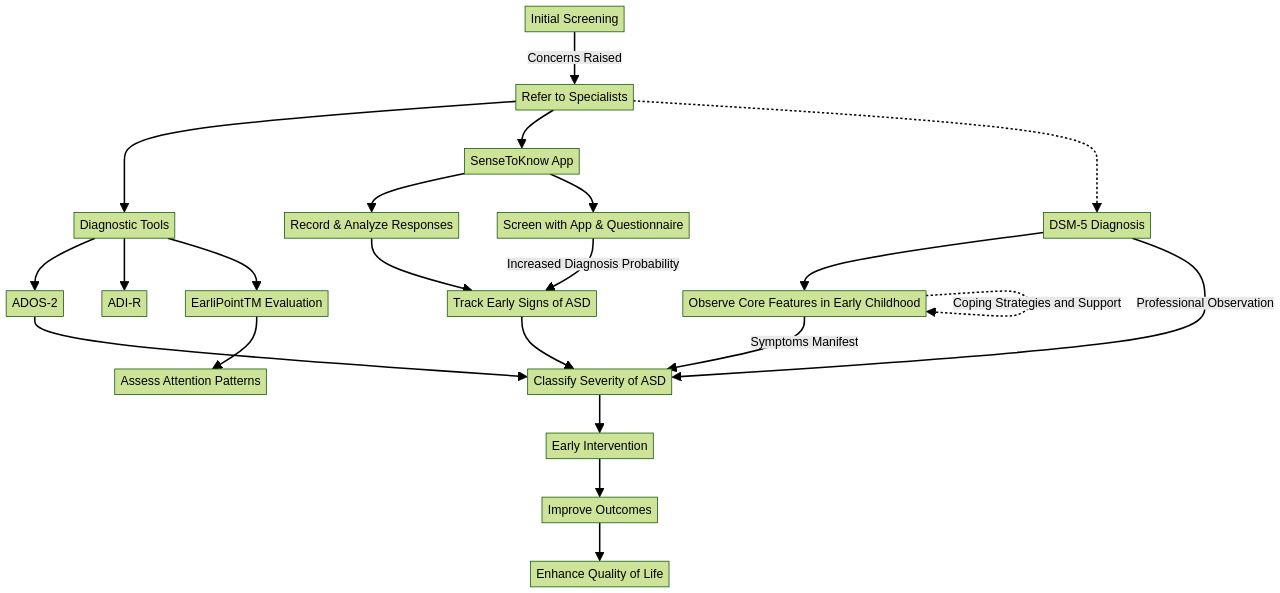 Flowchart: Diagnostic Process for Autism Spectrum Disorder